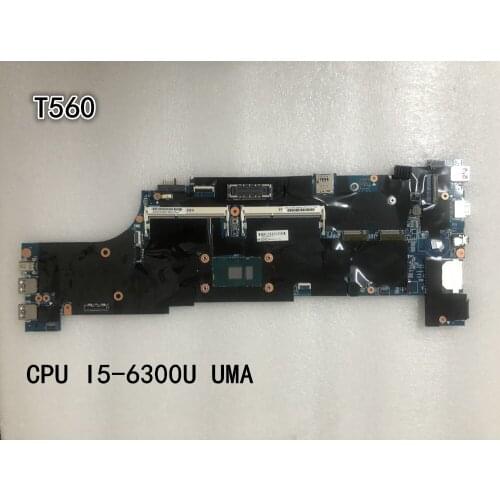 Original laptop Lenovo ThinkPad T560 motherboard main board I5-6300U UMA FRU 01AY304