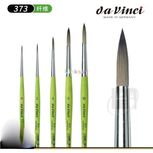 Da Vinci Series 373 School Painting Brush,Round Fit,synthetic Fibre,double Durability Designed for Schools and Hobbies