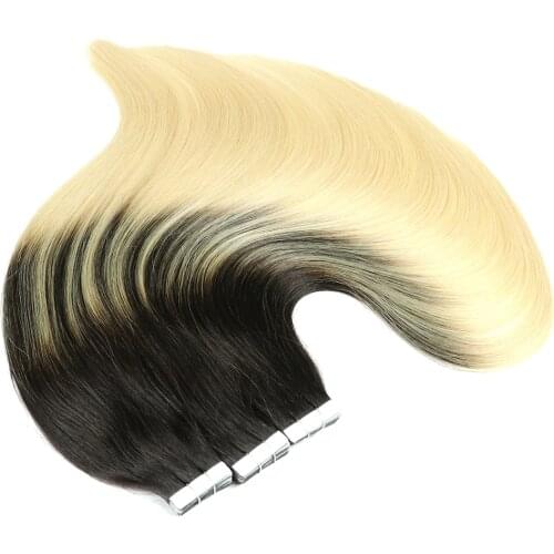 Sindra Remy Russian Tape in Human Hair Extensions Invisible Adhesive PU Skin Weft Extension Real Hair Extensions
