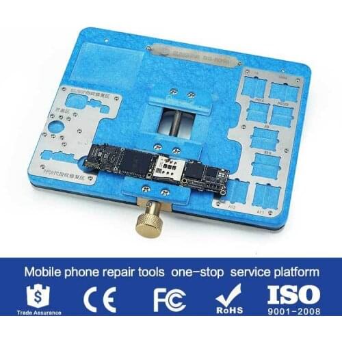 SS-601J mobiel phone Motherboard Universal fixture platform For iPhone 6/6S/7/8/X XS Fingerprint Repair PCB Holder Solder Rework
