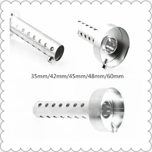 35mm/42mm/45mm/48mm/60mm Universal Motorcycle silencer for HONDA CBR250R VFR 1200 F ST 1300 Black SpiRit NC750 S X