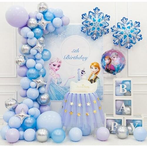 Disney Frozen Princess Elsa Foil Balloons18inch Birthday Helium Balloon Baby Shower Party Globos Kids Toy Gifts Girls