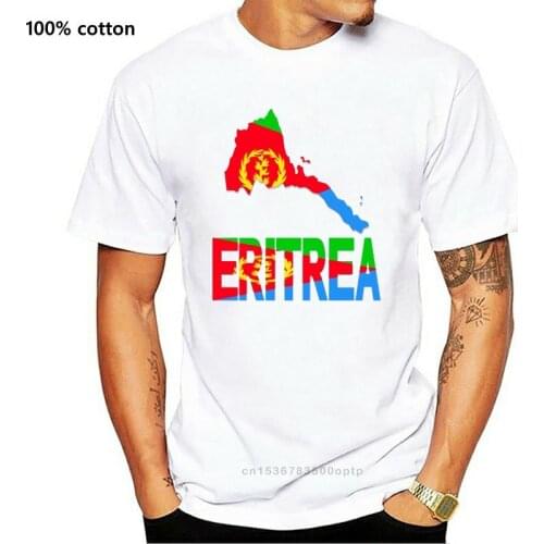 Funny men t shirt novelty tshirt women Eritrea map Eritrean flag Africa T-shirt