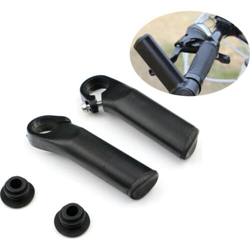 1 Pair Mountain Bicycle Handlebars Bike Small Auxiliary Handlebar Aluminum Alloy Auxiliary Riding Horn Rest Handlebars