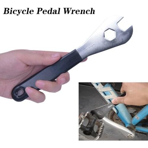 1Pc Bicycle Pedal Wrench Repair Tool Mountain Bike Hub Cone Wrench Bicycle Pedals Removal Repair Spanner Cycling Accesories