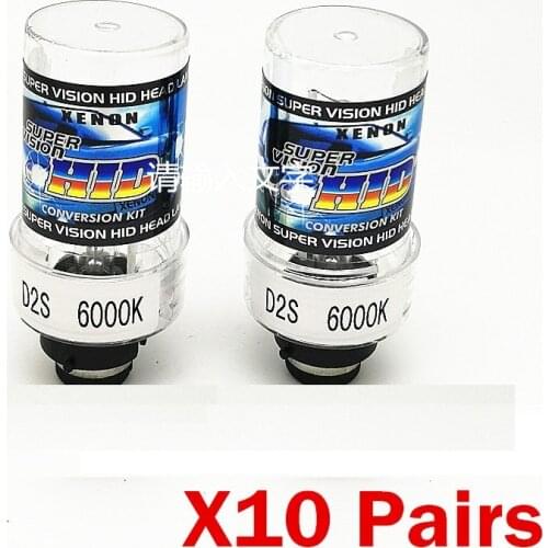 10 pairs 35W HID D2S Xenon Light Lamp D2S 4300K 6000K 8000K 10000K
