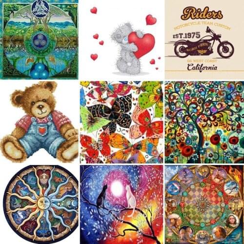 45/55/65 5D Full Square diamond painting Animal embroidery mosaic Cross Stitch DIY Wall Sticker home Decoration Christmas Gift