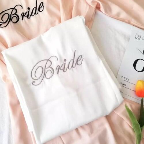 5pcs lot Good quality Custom name Birthday Bridal Hen party Wedding Bride Bridesmaid gift Satin Robes