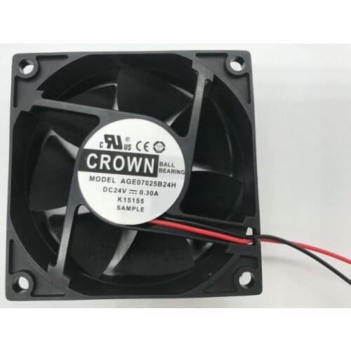 7025 7CM AGE07025B24H 24V 0.30A cooling fan