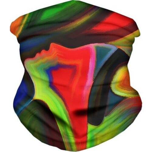 Face Cover Balaclava Scarf Neck Outdoor Sport Earloop Headband Unisex Fashion Funny Windproof Dust Scarf Wrap Camping Accessory