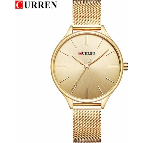 CURREN Women Watches Top Brand Luxury Waterproof Women Watch Fashion Quartz Ladies Watch Bracelet Gifts orologio reloj mujer