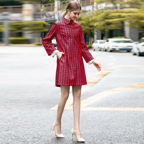 Женские длинные плащи DIDACHARM China At AliExpress