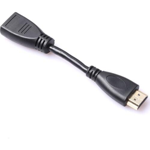 F/M HDMI-compatible Male To Female Connector Portable HDTV Extender Cable Adapter Link TV PC Gameboy Wholesales 500pcs/lot
