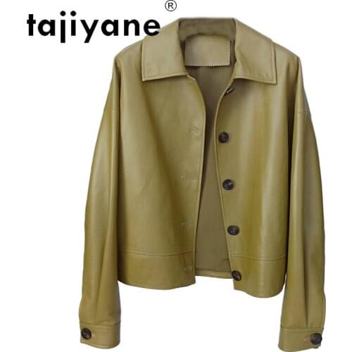 Clothes Leather Real for Women Ladies High Quality Woman Genuine Sheepskin Jackets Korean Style Chaqueta Mujer TN1896