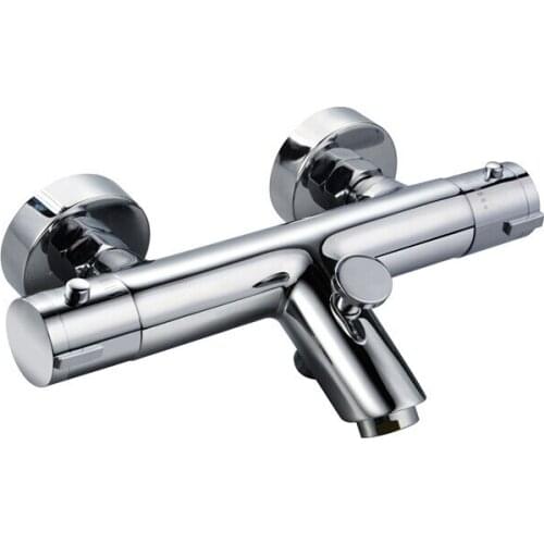 Brass Thermostatic Faucet/Auto-Thermostat bathroom Shower Faucets/Wall Mounted Bathtub Mixer/thermostatic bathtub mixer