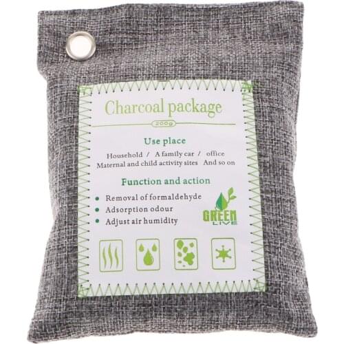 Bags Of Bamboo Charcoal Air Purifier Natural Absorber For Fighting Formaldehyde And Mold Car And Home