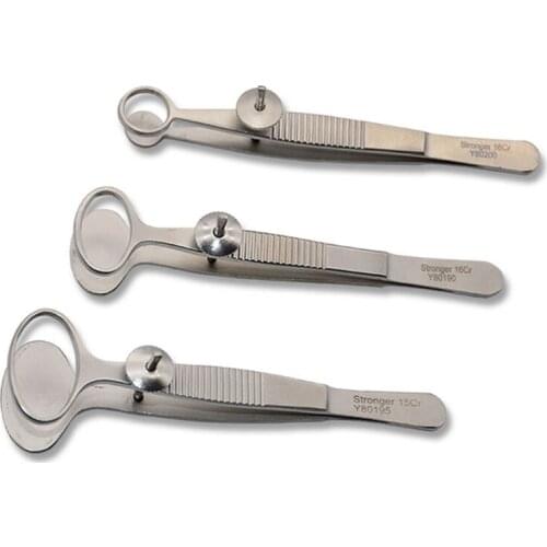 New Stainless Steel Ophthalmic Instruments Double Eyelids Tarsus Cysts Tweezers Pancreas Folder Clip