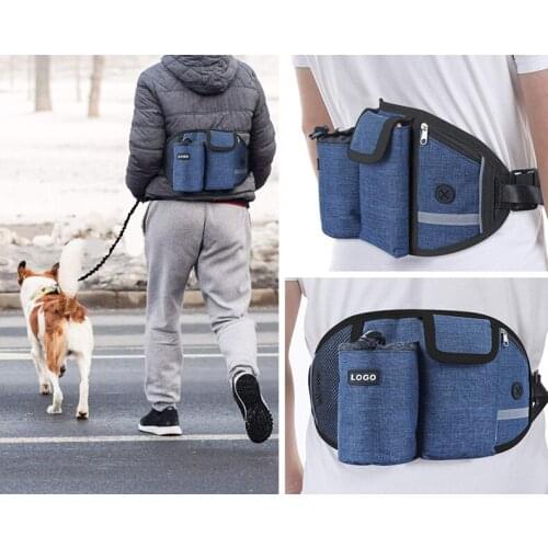 New pets go out to train their pockets, pet snack bags, walking dogs, artifacts, convenient running pockets