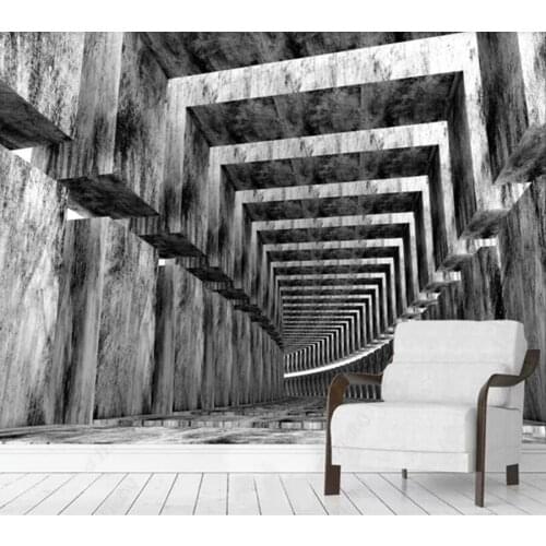 Custom papel parede Extended space cement board special shape for living room bedroom sofa background wall decoration wallpaper