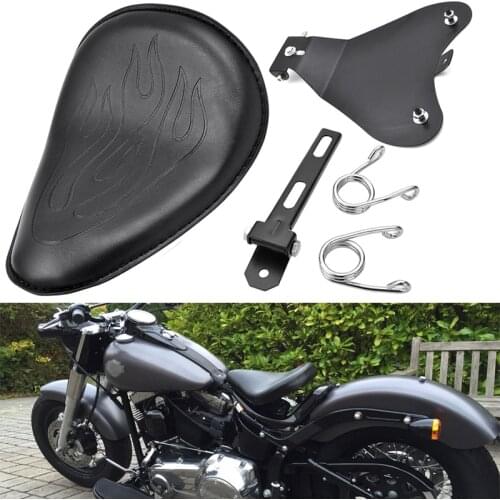 Driver Solo Seat Cover Baseplate Springs Bracket For Harley-Dyna Wide Glide FXDWG Switchback FLD Street Bob FXDB Fat Bob FXDF