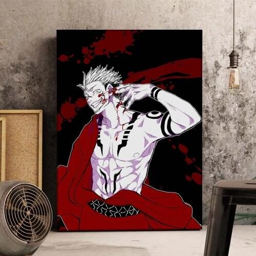 HD Print Jujutsu Kaise Poster Home Decor Japan Anime Canvas Painting Wall Art Itadori Yuji Pictures Living Room Modular No Frame