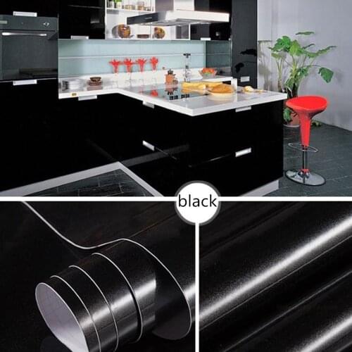# 1M Waterproof Solid Vinyl Wallpaper Roll Self Adhesive Contact Paper Doors Cabinet Desktop Modern Furniture Decorative Sticker