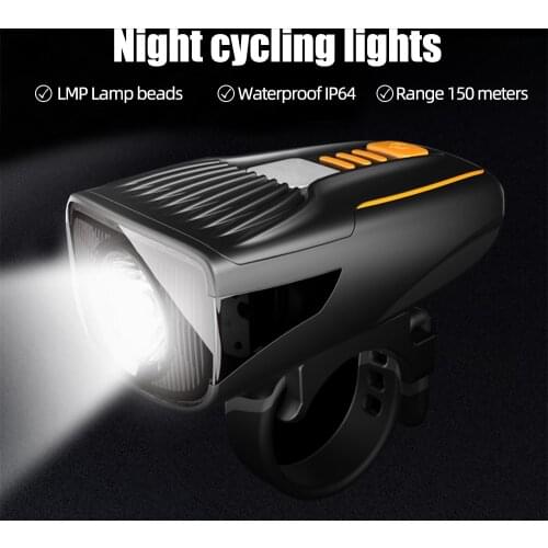 BC23 Smart Induction Bicycle Front Light Automatic Brightness USB Bike Headlight IP64 Waterproof Cycling Helmet Headlight FlashL