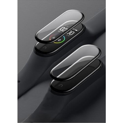 3D Glass For Xiaomi Mi Band 5 4 6 Soft Screen Protector Protective On Xiami Mi Band Band5 Miband5 Cover For Xiomi Mi Band 5 Film