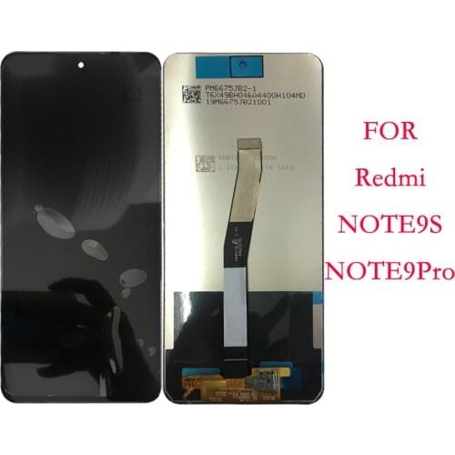 For Xiaomi Redmi Note 9 s LCD Note 9 pro Screen LCD DIsplay Touch Screen Digitizer Assembly Repair Replacement Parts