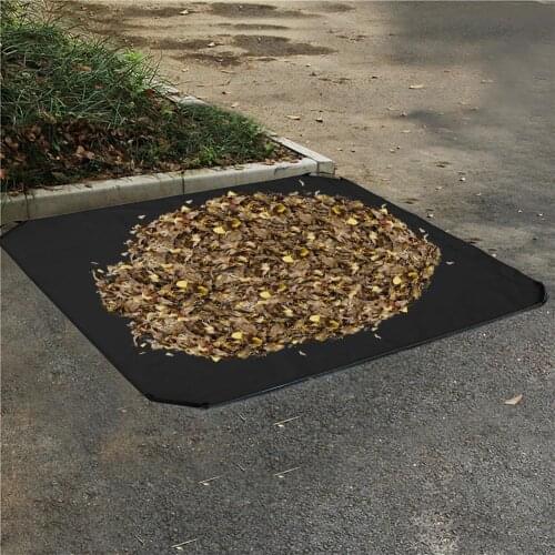 Waste Tarp Container Storage Mat Leaf Lawn Yard Reusable 145*145*1CM 1PC Clean Up Gardening Supplies Fallen Leaves Bag