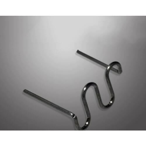 100 Pcs/Set Precut 0.6mm Wave Flat Hot Staples For Plastic Stapler Repair Welder U1JF