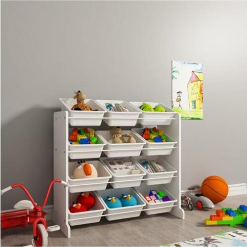 12 with basket Multi-Purpose Toy Cabinet child cabinet toy cabinet