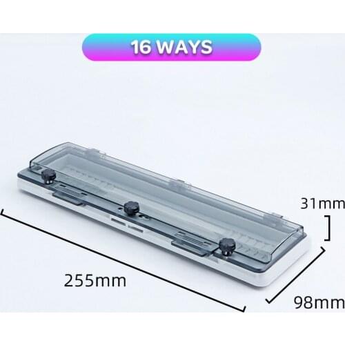 16 way Circuit Breaker Transparent Waterproof Box Window Distribution Box Protect Window Cover Monitor Observation Window Switch