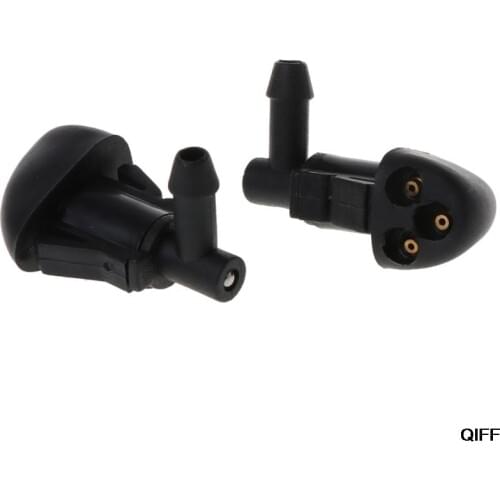 2Pcs 3-Hole Car Windshield Washer Wiper Water Spray Nozzle Fit for Chevrolet Cruze 2009-2014 May06