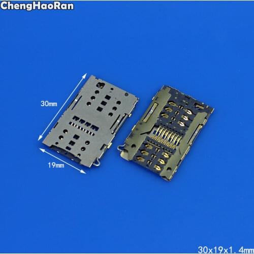 ChengHaoRan 2pcs New SIM Card Reader Socket Connector Slot for Xiaomi Max/Max 2 For Redmi 4A 3X 3 3S 4 Pro4 Note 3 4