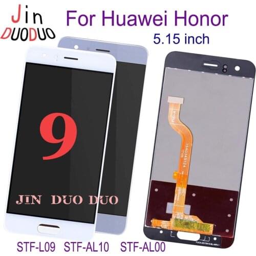 5.15 Inch Display Replacement For Huawei Honor 9 LCD Touch Screen Digitizer For STF-L09 STF-AL10 STF-AL00 Assembly