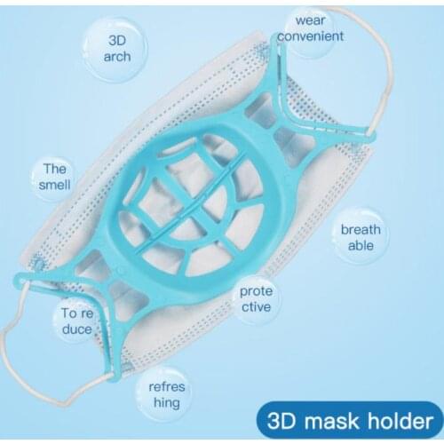 5/3/1Pcs 3D Mask Bracket Mouth Mask Support Breathing Assist Mask Inner Cushion Bracket Silicone Mask Holder Breathable Valve