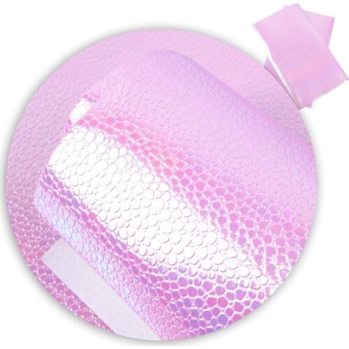 David accessories 30*135cm Solid Color Iridescence Faux Synthetic Leather Fabric DIY Bow Bag Maerials Home Decoration,1Yc7710