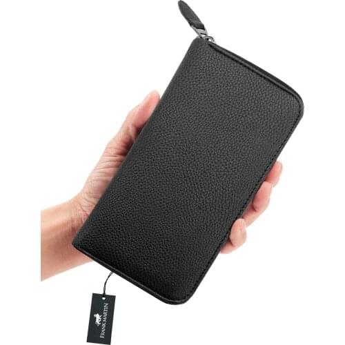 Black Phone Compartment Wallet 310501