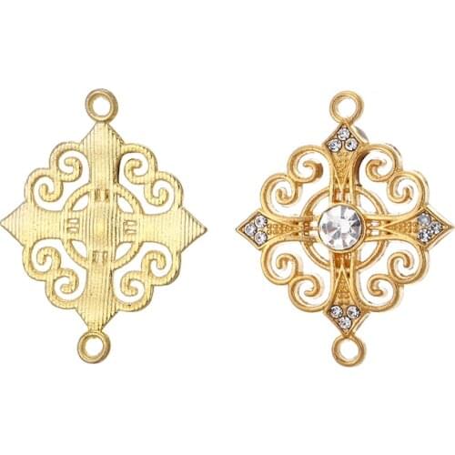 JunKang 5pcs metal connection starfish Muslim Allah Chinese knot jewelry making DIY handmade bracelet necklace accessory