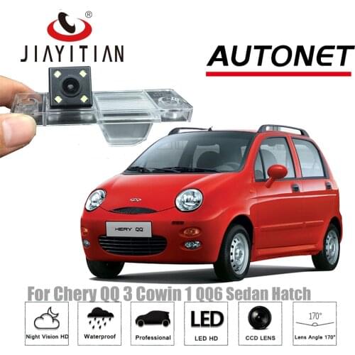 JiaYiTian Rear View Camera For Chery QQ3 QQ6 sedan Cowin 1 CCD Parking camera Assistance license plate Camera backup camera