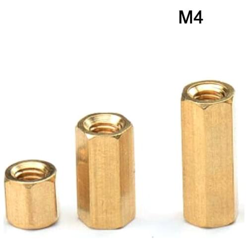 M4 Double-Pass Copper Column,Flat Head Copper Column,Hollow Copper Column,Hexagonal Copper Stud,Main Plate Isolation Column Good