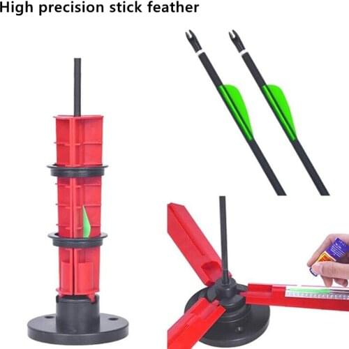 New high-precision with Scale Cylindrical Sticky Feather Archery Feather Archery Shaft Sticky Feather Suitable for Multi-size