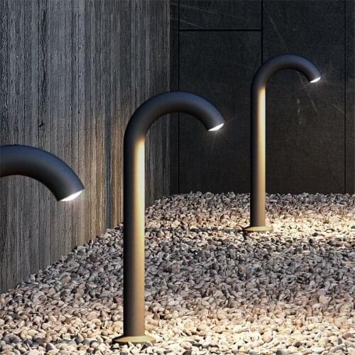 Outdoor Garden Water Faucet Lamp Villa Pathway Landscape Lawn Light COB LED Spotlight Courtyard Waterproof Aluminum Pillar Lamp