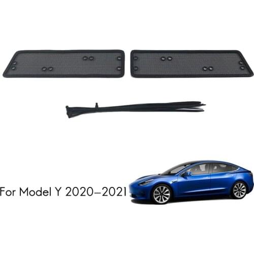 Front Insect Net Car Screenning Grill Grille Mesh Protection Cover Trim Accessories for Tesla Model Y 2021