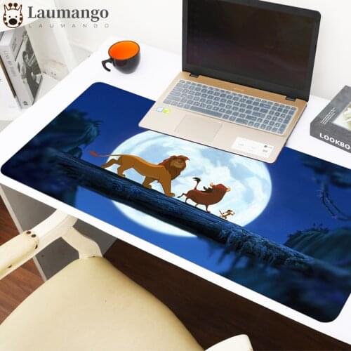 Lion king Customized 900x400 Thicken Large Gaming Mouse Pad For Laptop Desk Mat Rubber Non Slip mousepad