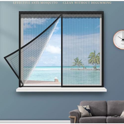 Anti-Mosquito Window Screen Mesh Indoor Anti Fly Curtain Tulle Summer Invisible Removable Washable Screen Net
