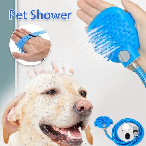 Pet Bath Shower Dog Bathing Tool Pet Massager Shower Pubby Cleaning Washing Brush Pet Shower Nozzle Washing Bath Sprayers