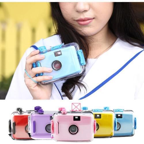 For Lomo Underwater Waterproof Camera Mini Cute 35mm Film With Housing Case