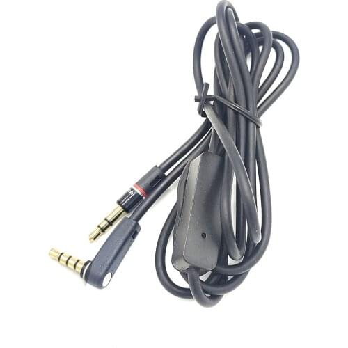 3.5mm Replacement Cable AUX-In Cord with MIC for WeSC Chambers On-Ear Headphone Headset